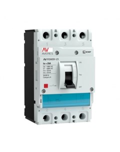 Автоматический выключатель Averes Power 1 3 3P 25А 35 кА 400 690 В на монтажную плату mccb 13 25 TR  Ekf