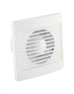 Вентилятор осевой PROxima с антимоскитной сеткой 160х160 мм d120 мм белый Ekf