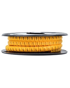 Маркеры кабельные (клипсы) PROxima 3-4,2 мм цифра 2 желтые (500 шт.) (plc-KM-4-2) Ekf