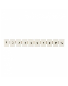 Маркеры для клемм JXB-ST 1,5 PROxima с нумерацией 1-10 (100 шт.) (zb-st-1.5-1-10) Ekf