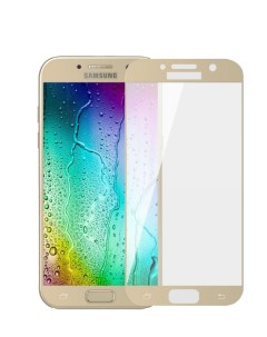 Защитное стекло для Samsung Galaxy A3 2017 Silk Screen 2 5D золотое Grand price