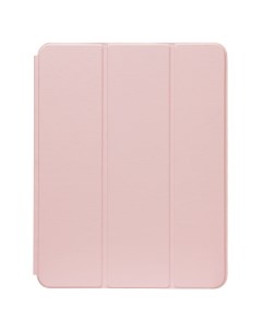 Чехол iPad Pro 4 12 9 2020 кожзам смарт панель розовый песок Promise mobile