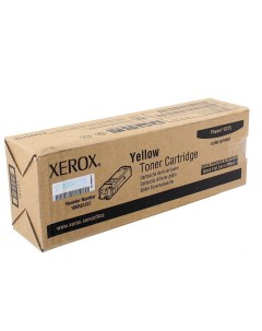 Картридж для лазерного принтера 106R01337 желтый оригинальный Xerox