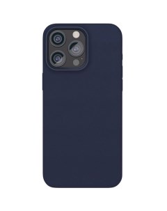 Чехол Ecopelle Case с MagSafe для iPhone 15 Pro синий Vlp
