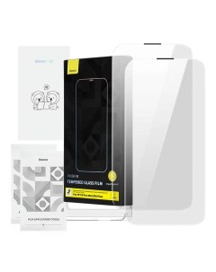 Защитное стекло для iPhone 13 Pro Max 14 Plus со встроенным пылевым фильтром Baseus
