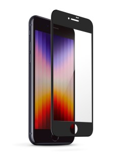 Стекло для iPhone SE 2022 20 Optix Clear Black Uniq