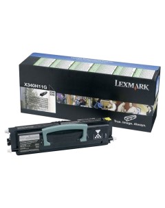 Картридж для лазерного принтера X340H11G черный оригинал Lexmark