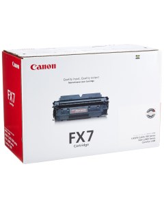 Картридж для лазерного принтера FX 7 черный оригинал Canon