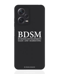 Чехол для Xiaomi Redmi Note 12 Pro Plus 5G BDSM business development черный Borzo.moscow