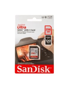 Флеш карта SD 256GB SDXC Class 10 UHS I Ultra 120MB s Sandisk