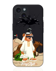 Чехол для смартфона iPhone 15 Дубай силиконовый черный Tony style
