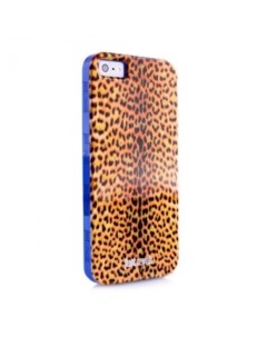 Чехол JUST CAVALLI для iPhone 5 Micro Leopard оранжевый Just case