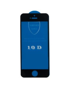 Защитное стекло для iPhone 5 5S 5C SE черное black Full Glue 10D Zeepdeep