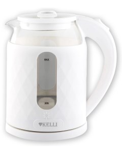 Чайник электрический KL 1805 1 8 л белый Kelli