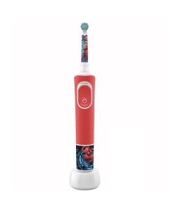 Электрическая зубная щетка Kids Spiderman D100 413 2K EE красный Oral-b