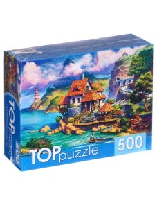 Пазлы Прибрежный домик 500 элементов Toppuzzle