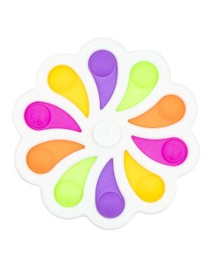 Игрушка антистресс Simple Dimple Цветок Спиннер 18 х 18 см в ассортименте Nobrand