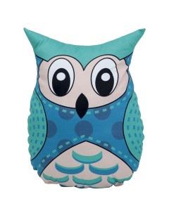 Подушка игрушка Blue Owl 35х25 см Vamvigvam