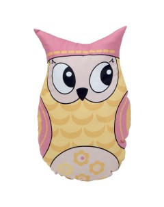 Подушка игрушка Yellow Owl 35х25 см Vamvigvam