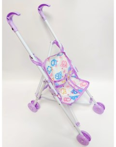Коляска для куклы стильная расцветка коляска трость 1000toys