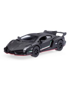Машинка Lamborghini Veneno КТ5367 2 инерционная 1 36 черная Kinsmart