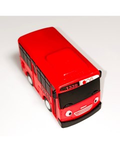 Автобус из мультика Тайо красного цвета инерционный 1000toys