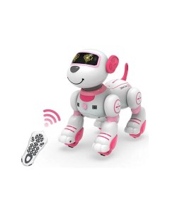 Радиоуправляемый робот собака Умный друг звук свет танцы розовая Volantex rc