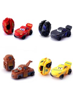 Набор игрушек трансформеров Pixar Тачки 4 шт Disney