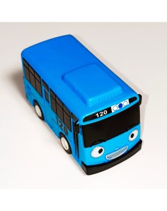 Автобус из мультика Тайо синий цвета инерционный 1000toys