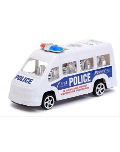 Машинка полиция инерционная белый 858 1000toys