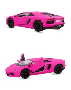Модель КТ5355 2 Lamborghini Aventador LP 700 4 1 38 розовая инерц Kinsmart