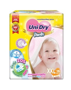 Детские подгузники трусики Super Dry XXL 15 25 кг 18шт Unidry