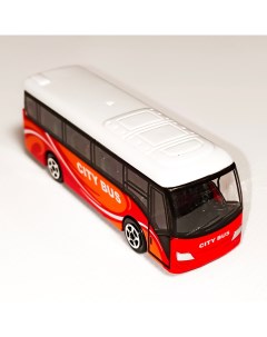 Игрушечный автобус красной расцветки метало пластик 1000toys