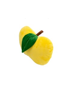 Мягкая игрушка Подушка декоративная Яблоко цвет желтый Омзэт