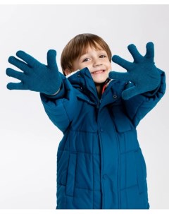 Перчатки детские 223BBBX76021000 синий 14 Button blue