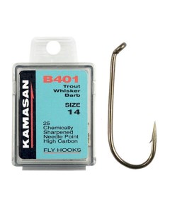 Крючки B401 12 Trout whisker 25шт Kamasan