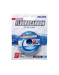 Леска флюрокарбоновая Fluorocarbon original 0 14 мм 30 м 1 65 кг прозрачный 1 шт Salmo
