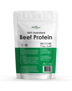 Говяжий протеин 100 Hydrolized Beef Protein 300 г натуральный Atletic food