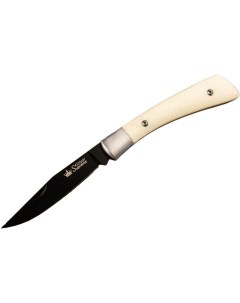 Складной нож Gent cталь D2 Black Titanium рукоять из натуральной кости 461 Kizlyar supreme