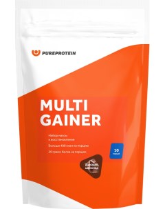 Гейнер Multi Gainer 1000 г двойной шоколад Pureprotein