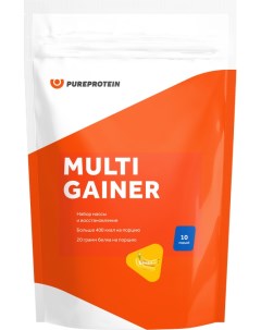 Гейнер Multi Gainer 1000 г банан Pureprotein