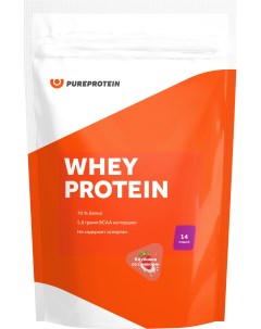 Протеин Whey Protein 420 г клубника со сливками Pureprotein