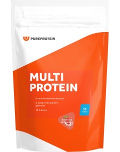 Протеин Multi Protein 1000 г клубника со сливками Pureprotein