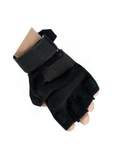 Перчатки тактические BLACKHAWK с открытыми пальцами черные XL Nobrand