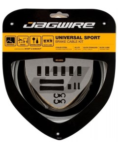Тросы с оболочками тормозные комплект Universal Sport Brake Kit плетёный белый Jagwire