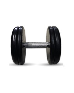 Неразборная гантель Классик 1 x 23 кг черный Mb barbell