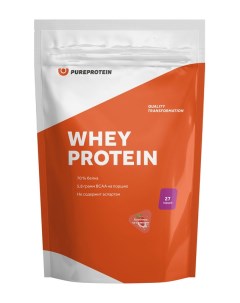 Протеин Whey Protein 810 г клубника со сливками Pureprotein