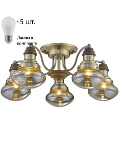 Потолочная люстра с лампочками 306 507 05 Lamps E27 P45 Velante