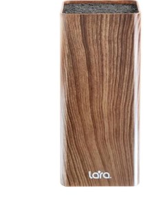 Подставка для ножей LR05 102 Wood квадрат Soft touch Lara