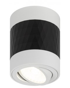 Светильник настенно потолочный спот OL33 WH BK MR16 GU10 IP20 черный белый Б0056380 Era